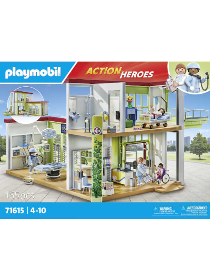 Playmobil Spielfigur Set Action Heroes Modernes Krankenhaus, 4-10 Jahre günstig kaufen onesize