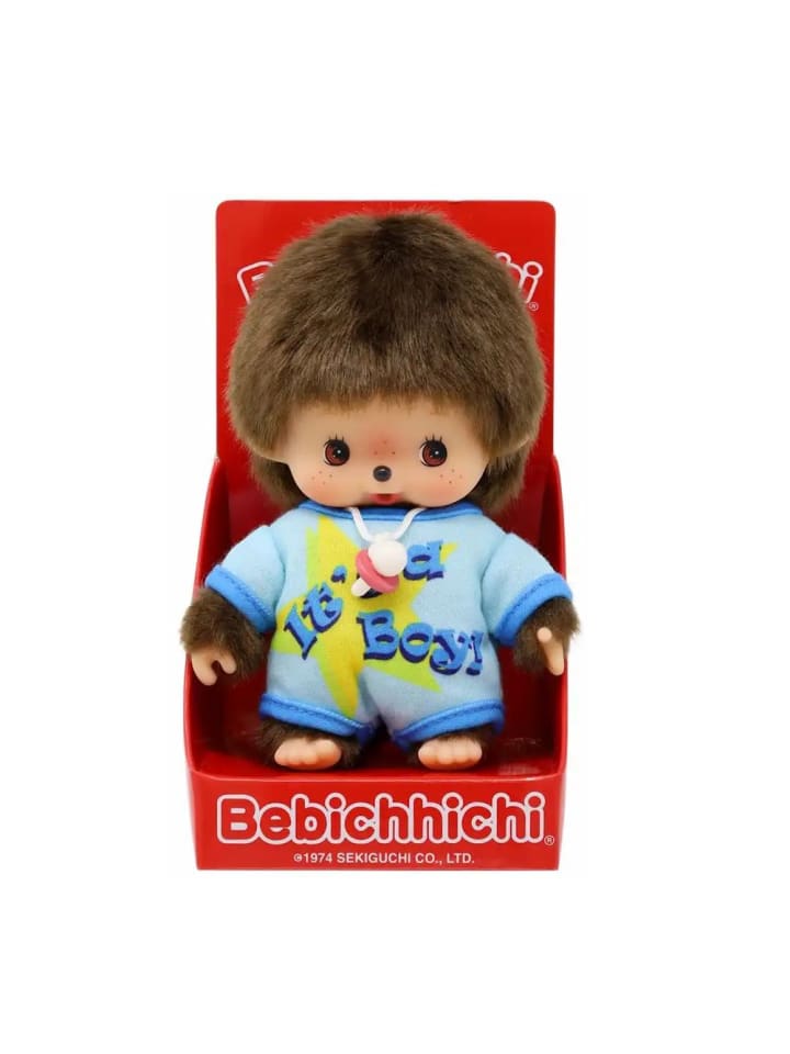 Monchhichi Bebichhichi | Junge Baby | It´s a Boy | 13 cm | Monchhichi Puppe günstig kaufen onesize