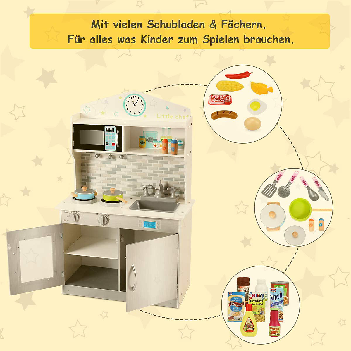 Kinderküche Holzküche Kinderspielküche
