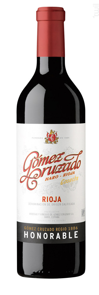 HONORABLE Gomez Cruzado Vin Rouge●Rioja Alta 2016 75cl