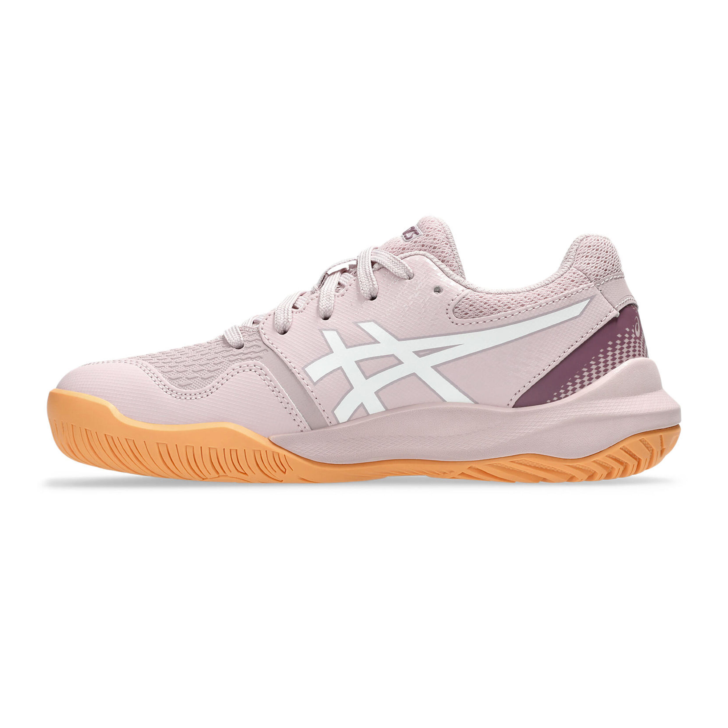 Gel-Resolution 9 GS Allcourtschuh Kinder - Beige, Weiß