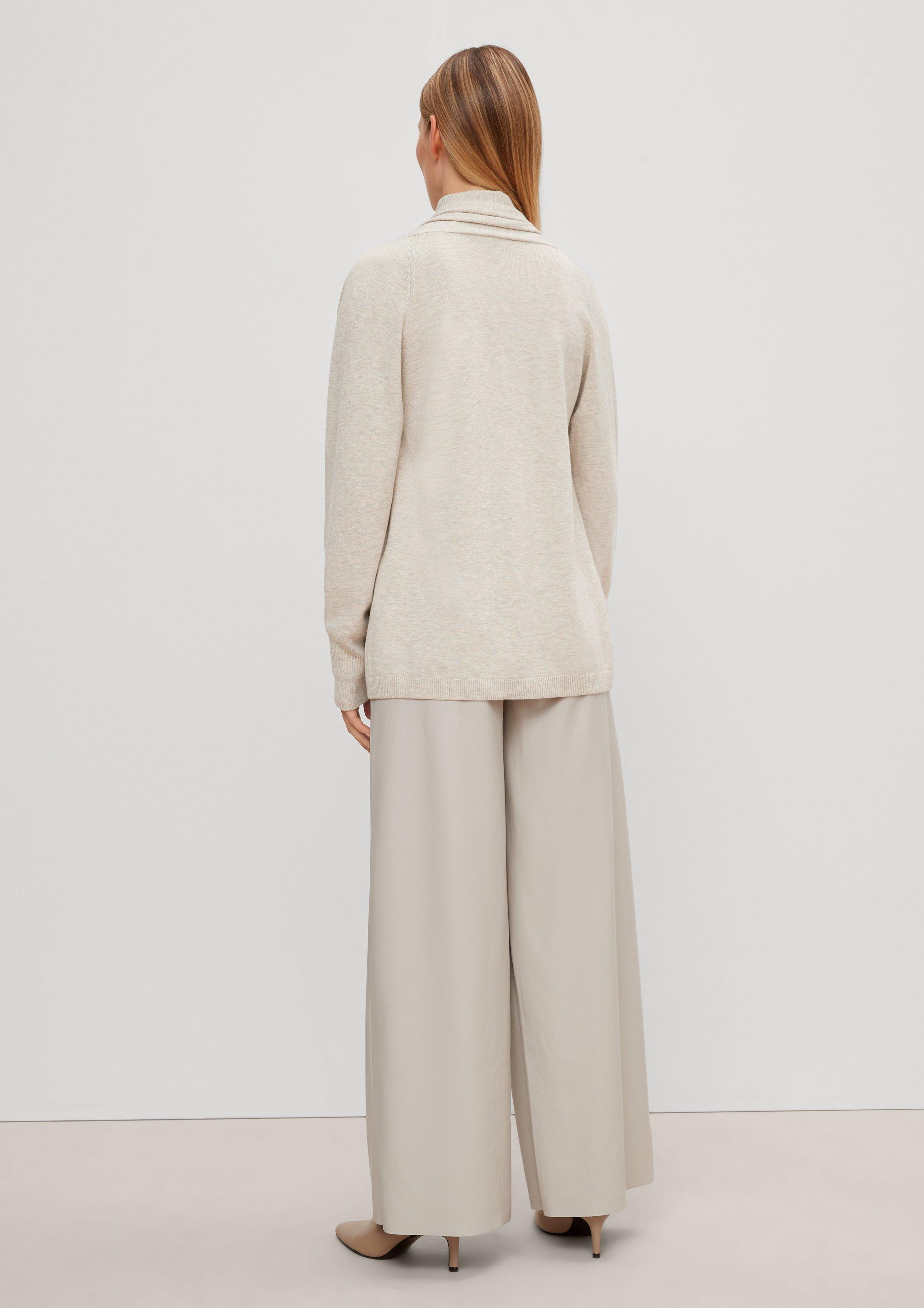 Jacke aus Viskosemix - helles beige