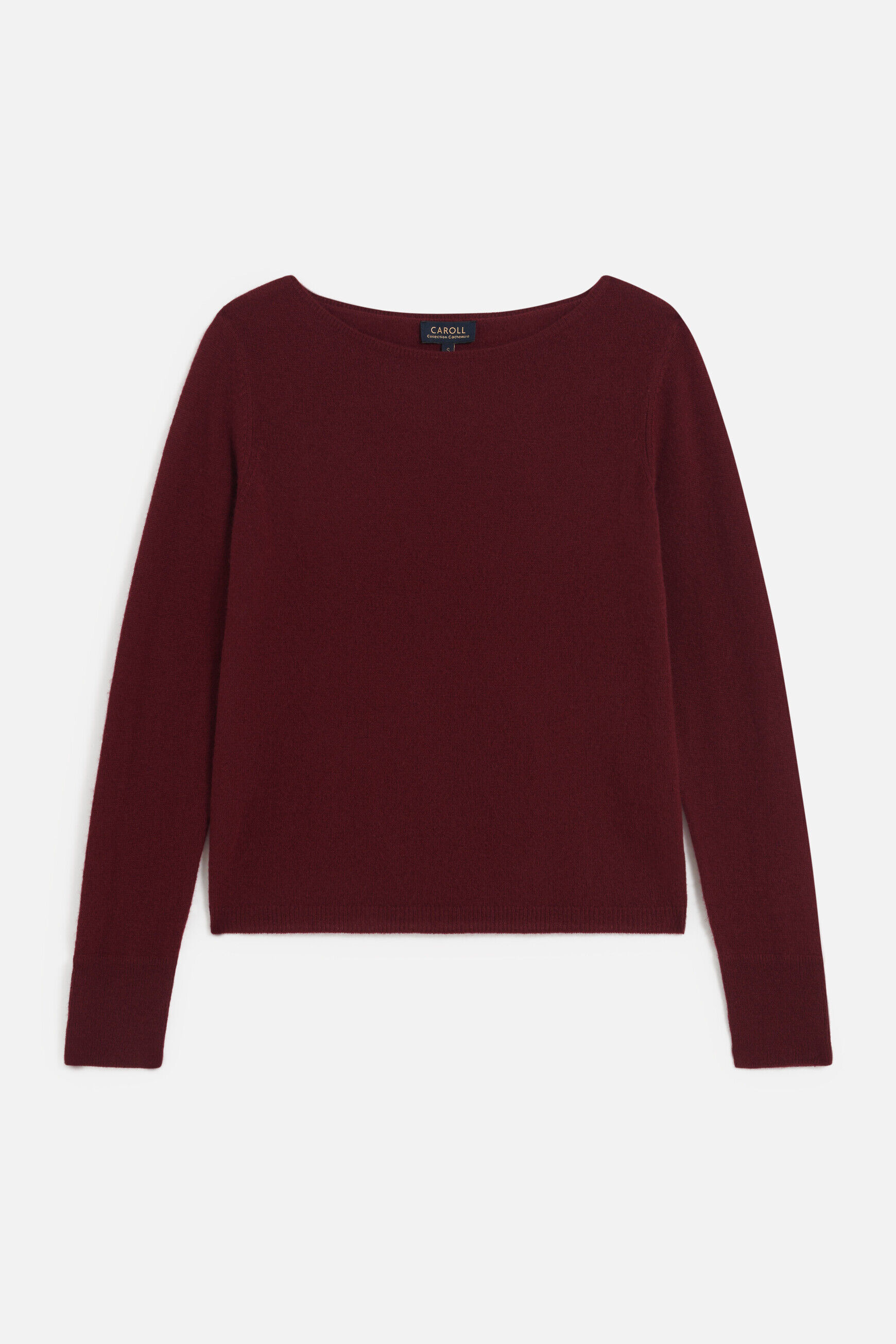Pull mzoan bordeaux femme