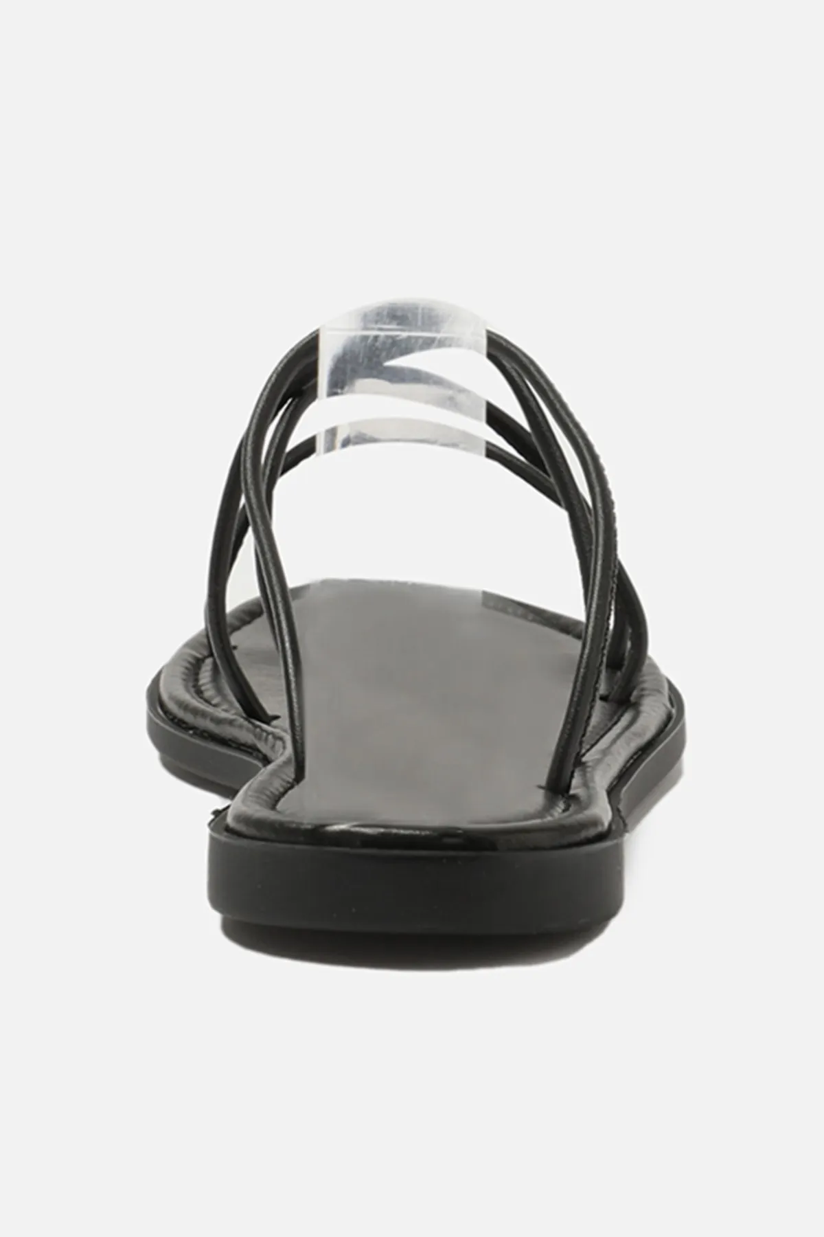 TRENDYOL SHOES  Sandalette - Schwarz - Flacher Absatz