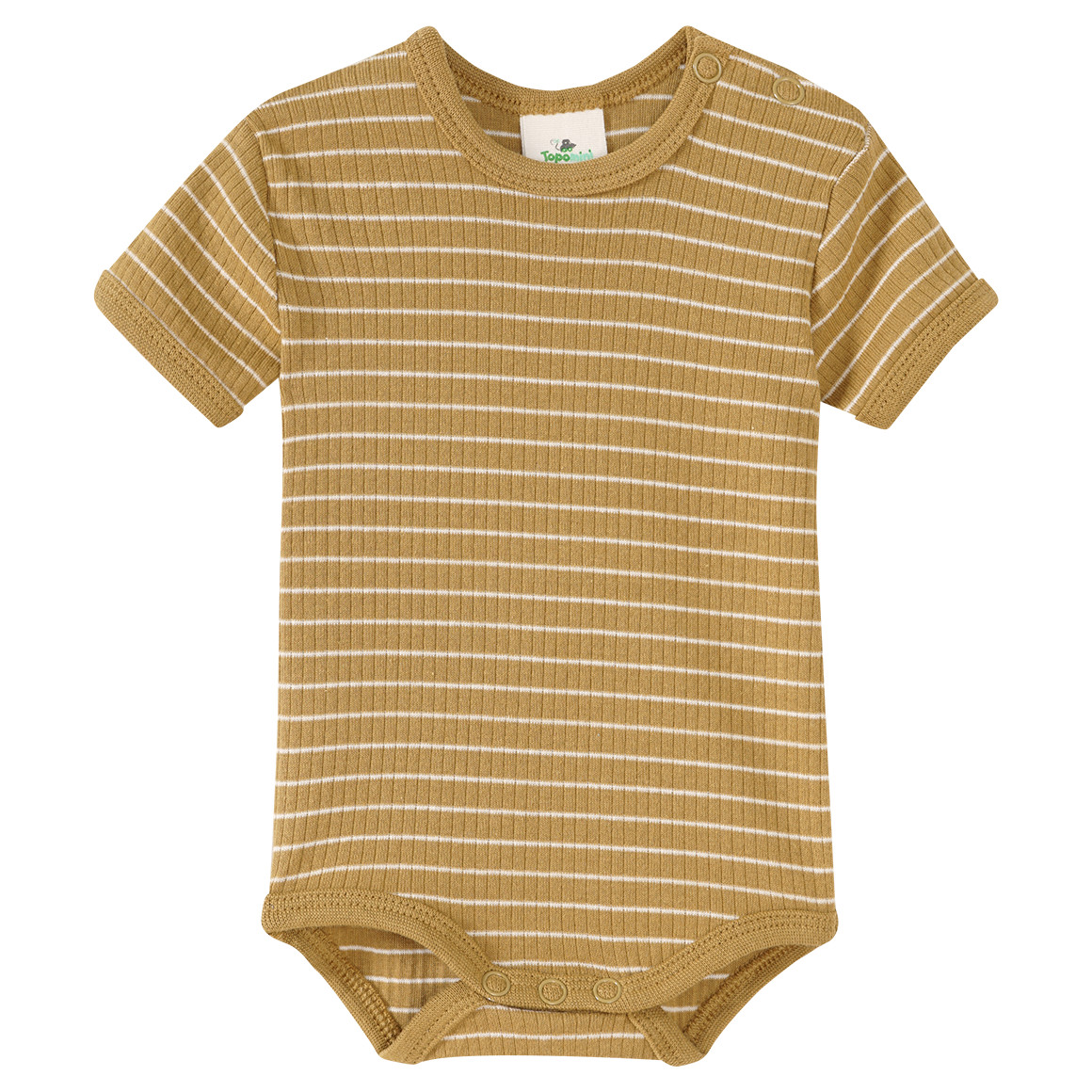 3 Baby Kurzarmbodys mit Bio-Baumwolle