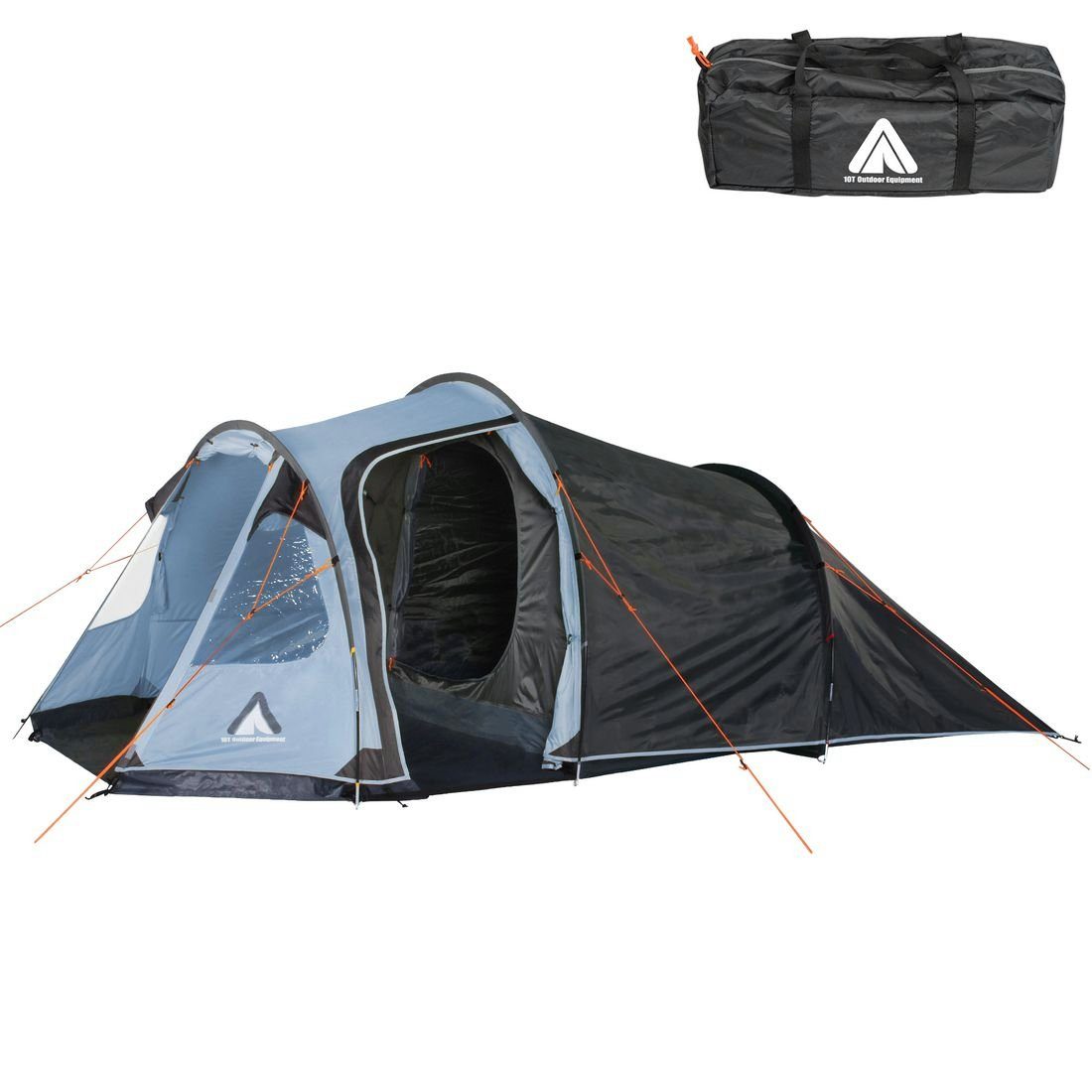 10T Outdoor Equipment Tunnelzelt Mandiga Arona 5 Mann Zelt Tunnelzelt Campingzelt wasserdicht 5000mm, Personen: 5