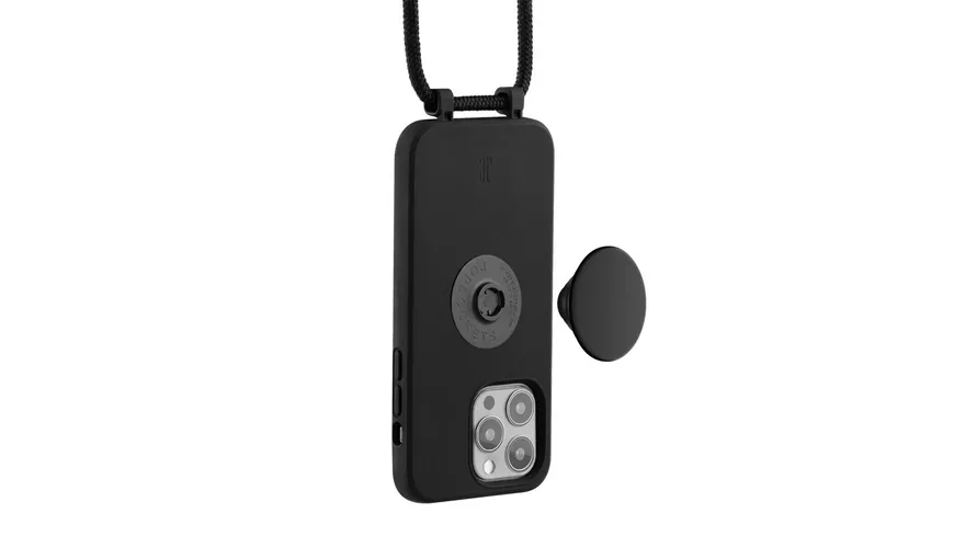 Just Elegance + PopSockets Case f. iPhone 14 Pro (6.1'') Black