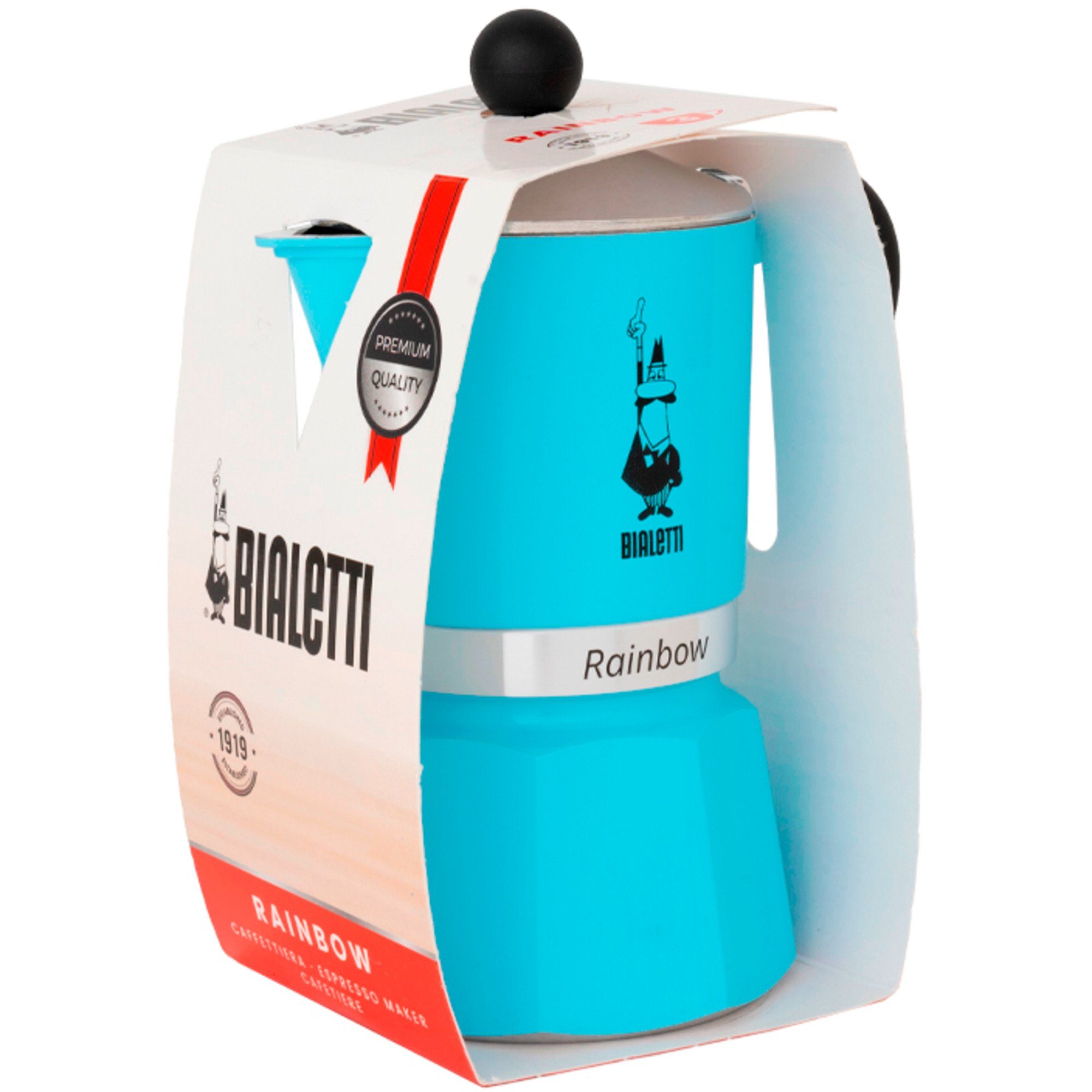 BIALETTI Kaffeebereiter Bialetti Rainbow, Espressomaschine, (6 Tassen)