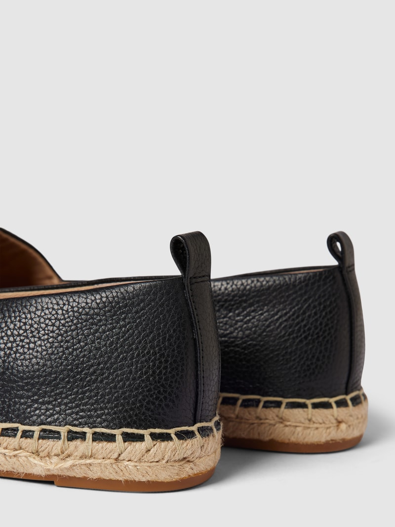 Espadrilles mit Label-Details Modell 'CAMERYN' in schwarz