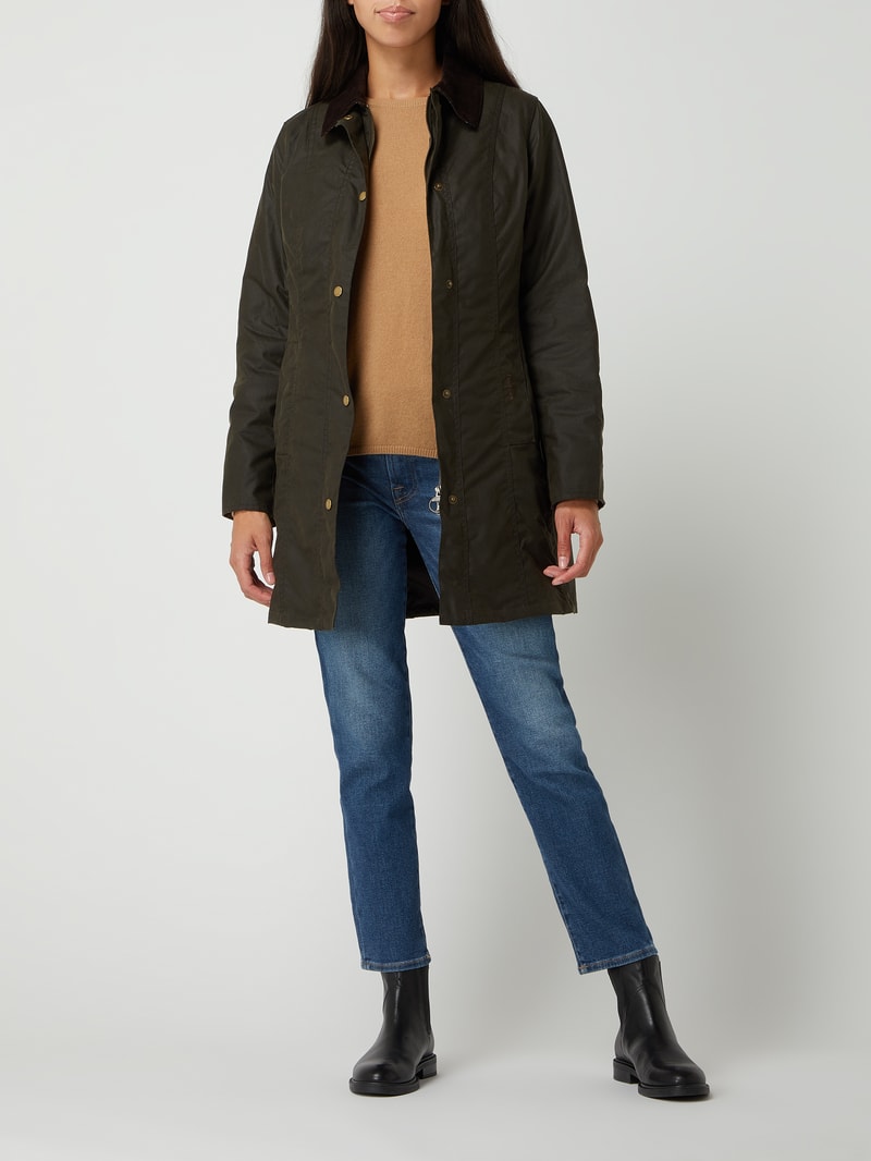 Steppjacke mit Fleecefutter Modell 'Cavalry' in olivgrün