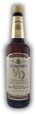 Seagram's VO Seagram's VO Ein Blend aus ca. 6 Jahre alten Whiskys. 0,7	 Liter - Vol 40%
