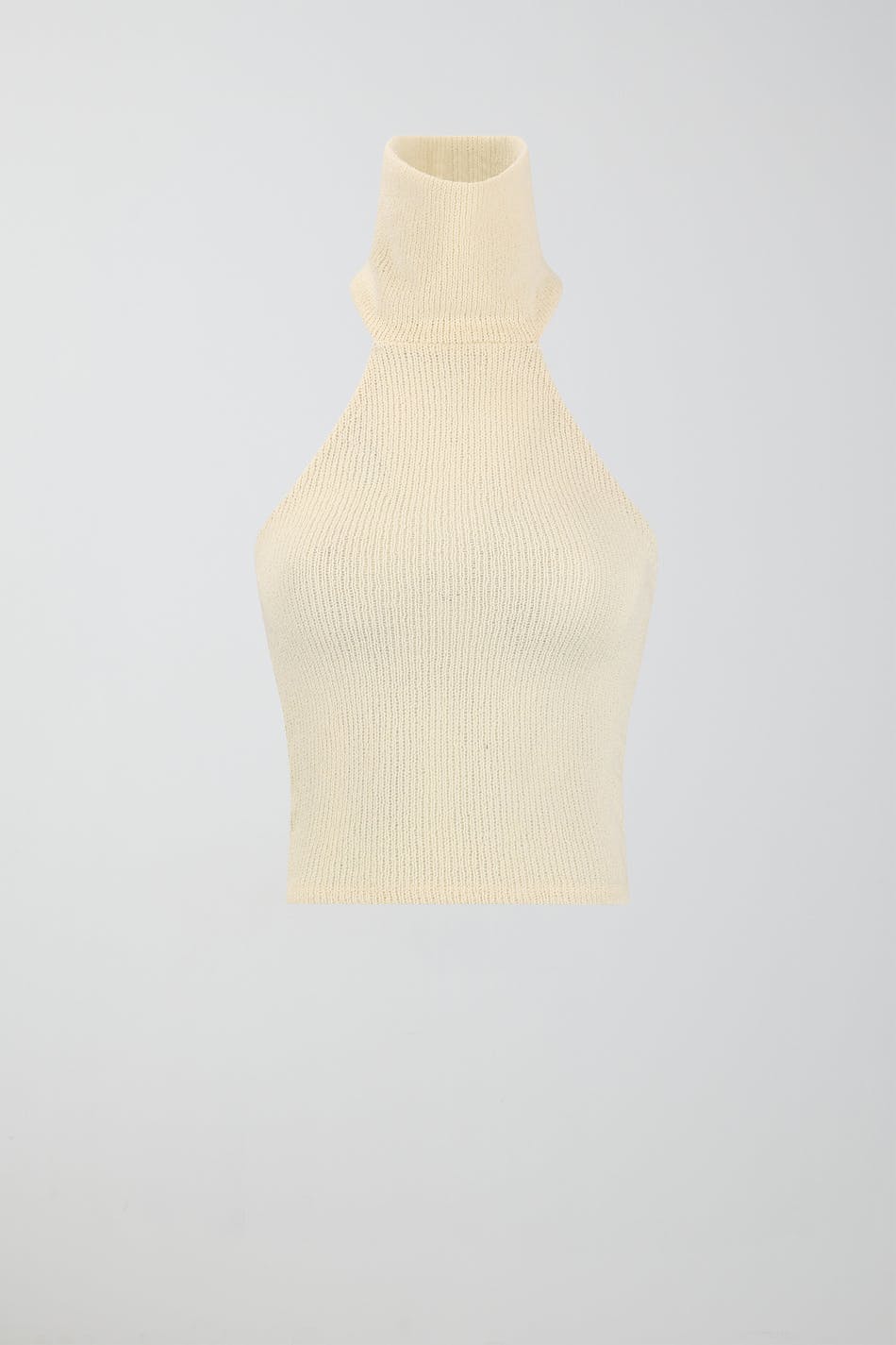 Halterneck polo top