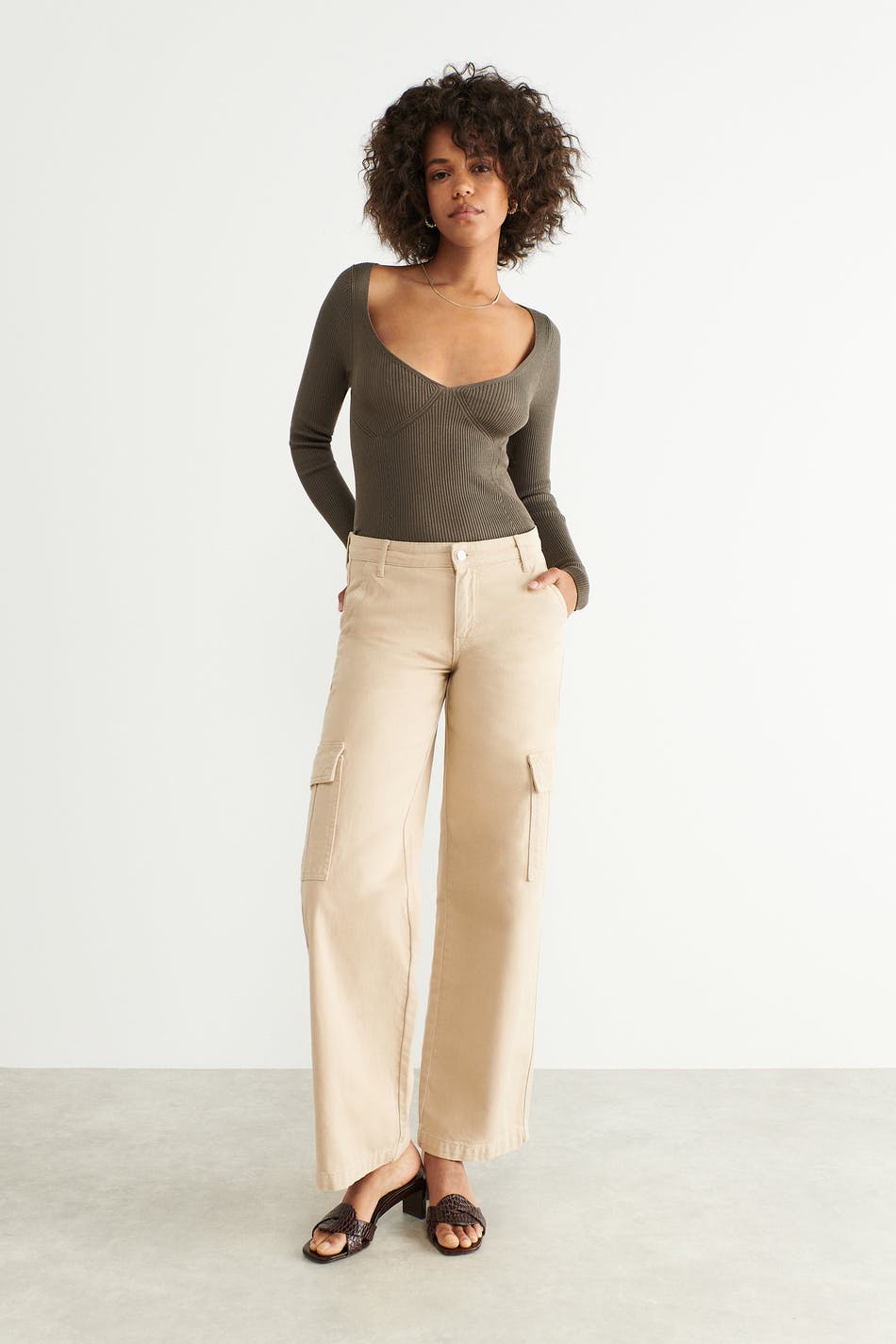 Haley knitted top