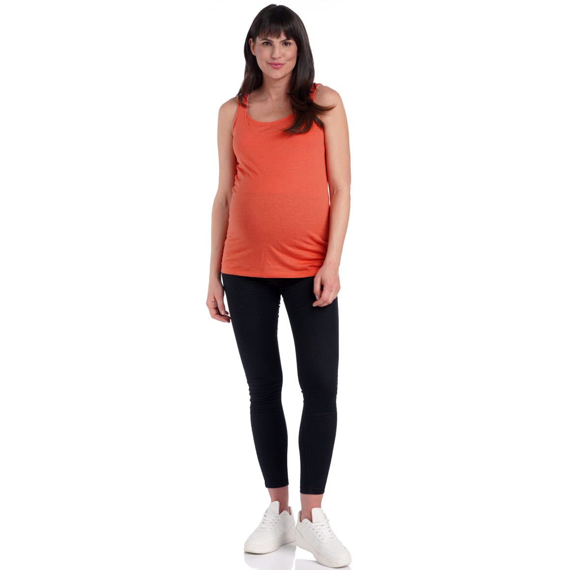 Damen Umstands-Jeggings mit breitem Bauchbund