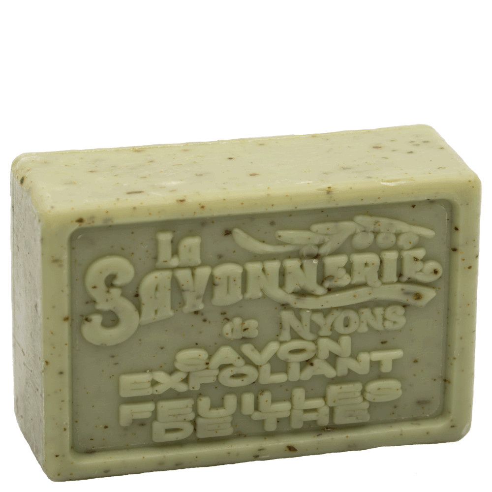 La savonnerie de nyons Savon Exfoliant 100g aux Feuilles de Thé Savon