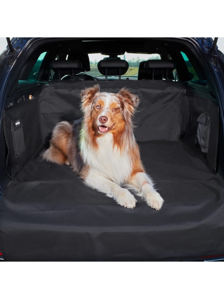 FLUFFINO Kofferraumschutz für Hund inkl. Seiten- & Ladekantenschutz dunkelgrau günstig kaufen onesize