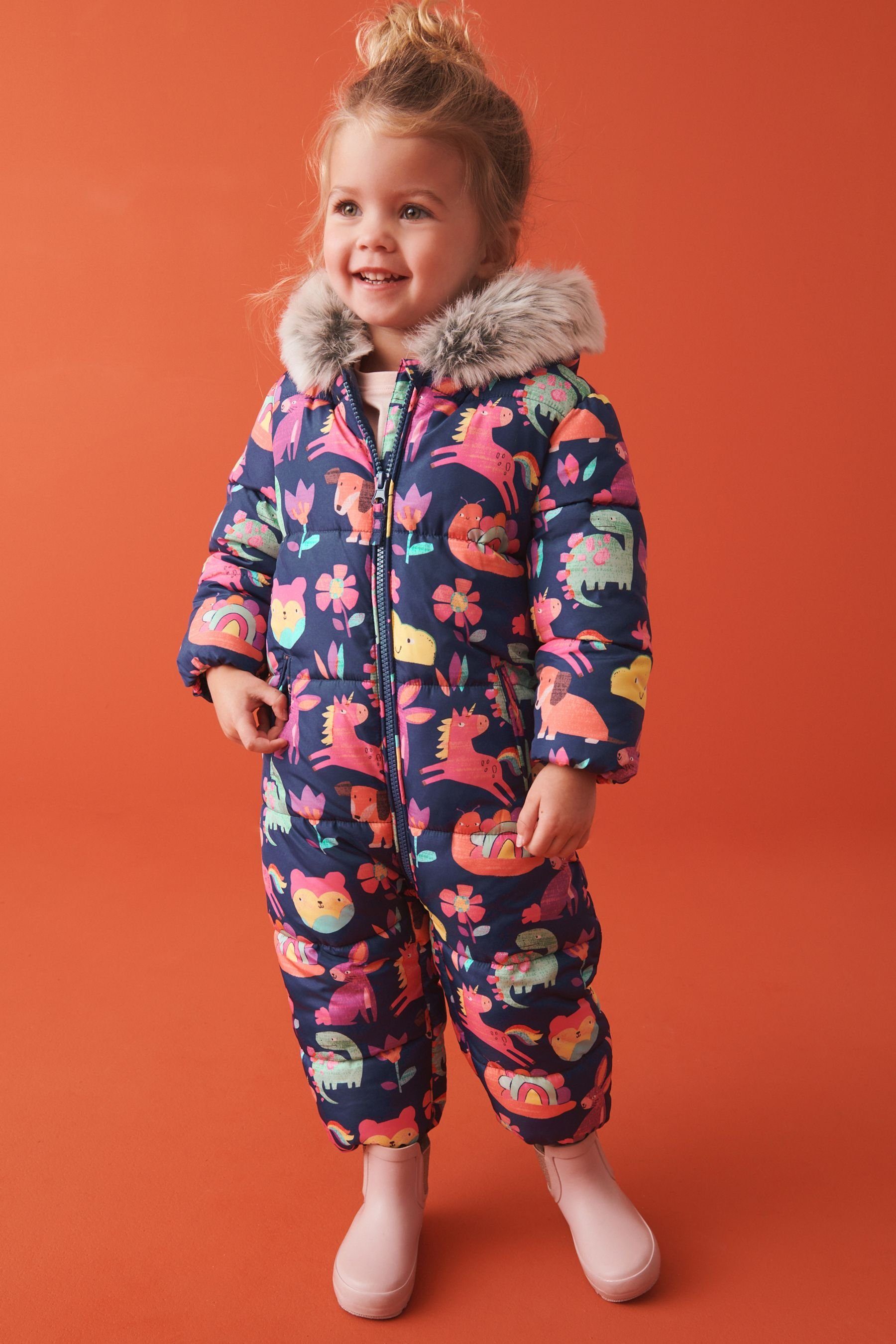 Next Schneeoverall Wasserabweisender Schneeanzug mit Figurenmotiv (1-tlg)
