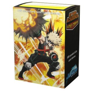 License Standard Size Sleeves - Bakugo Explode (100)