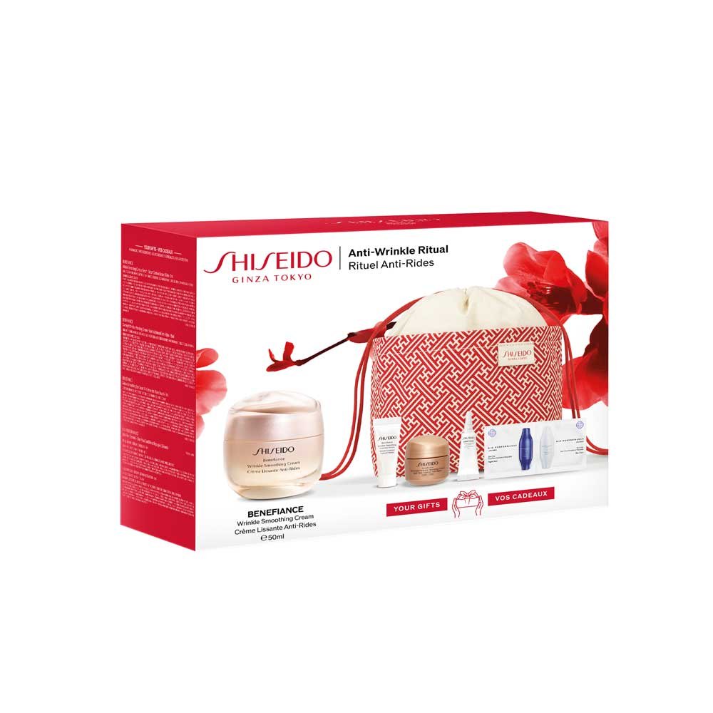 Shiseido Benefiance Wrinkle Smoothing Cream Pouch Set