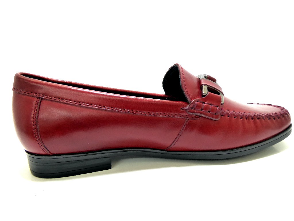 SIOUX Klassische Slipper rot