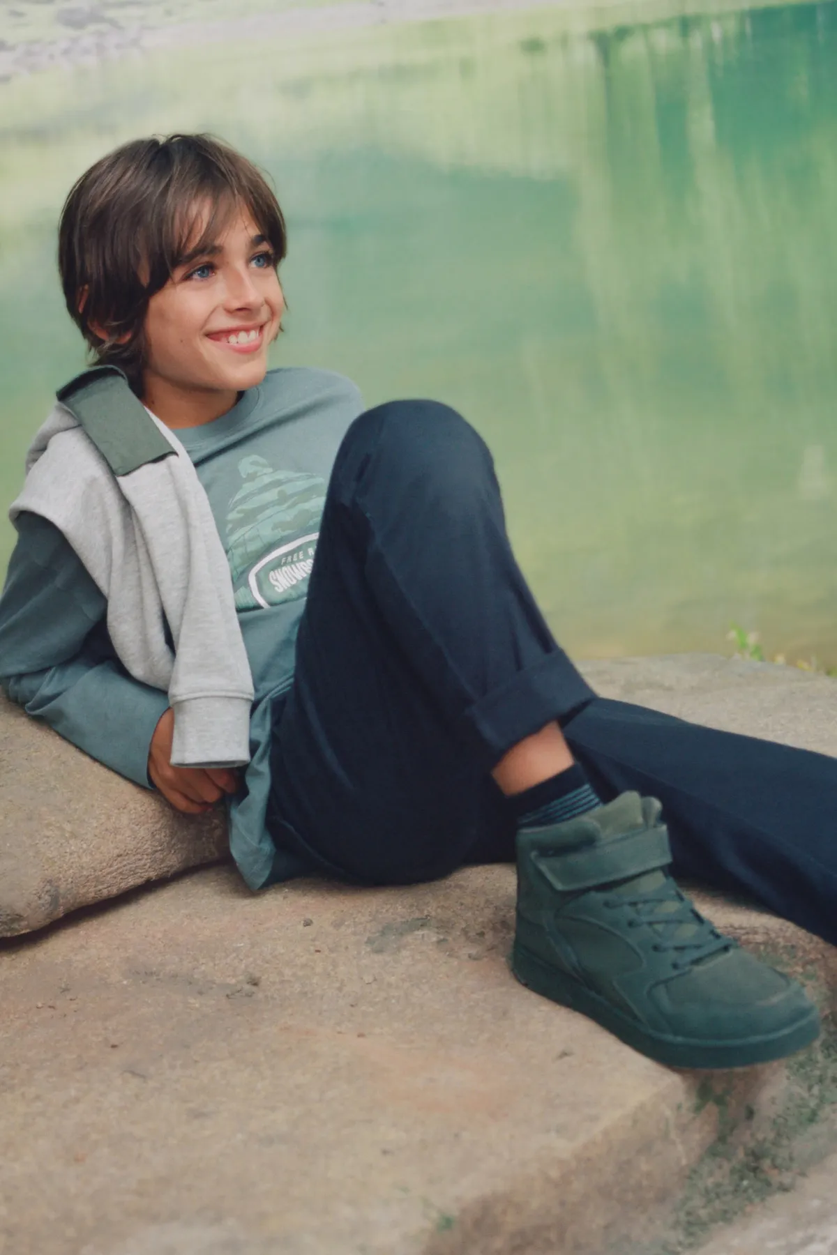 MANGO Kids  37004769 T-Shirts Grün