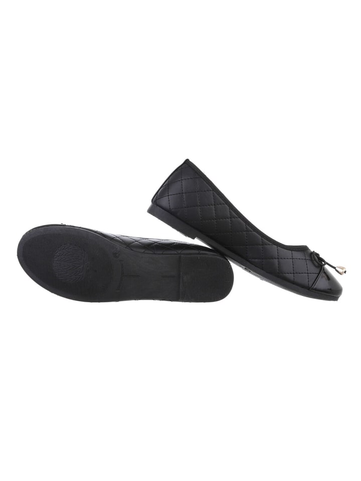 Ital-Design Ballerina in Schwarz günstig kaufen