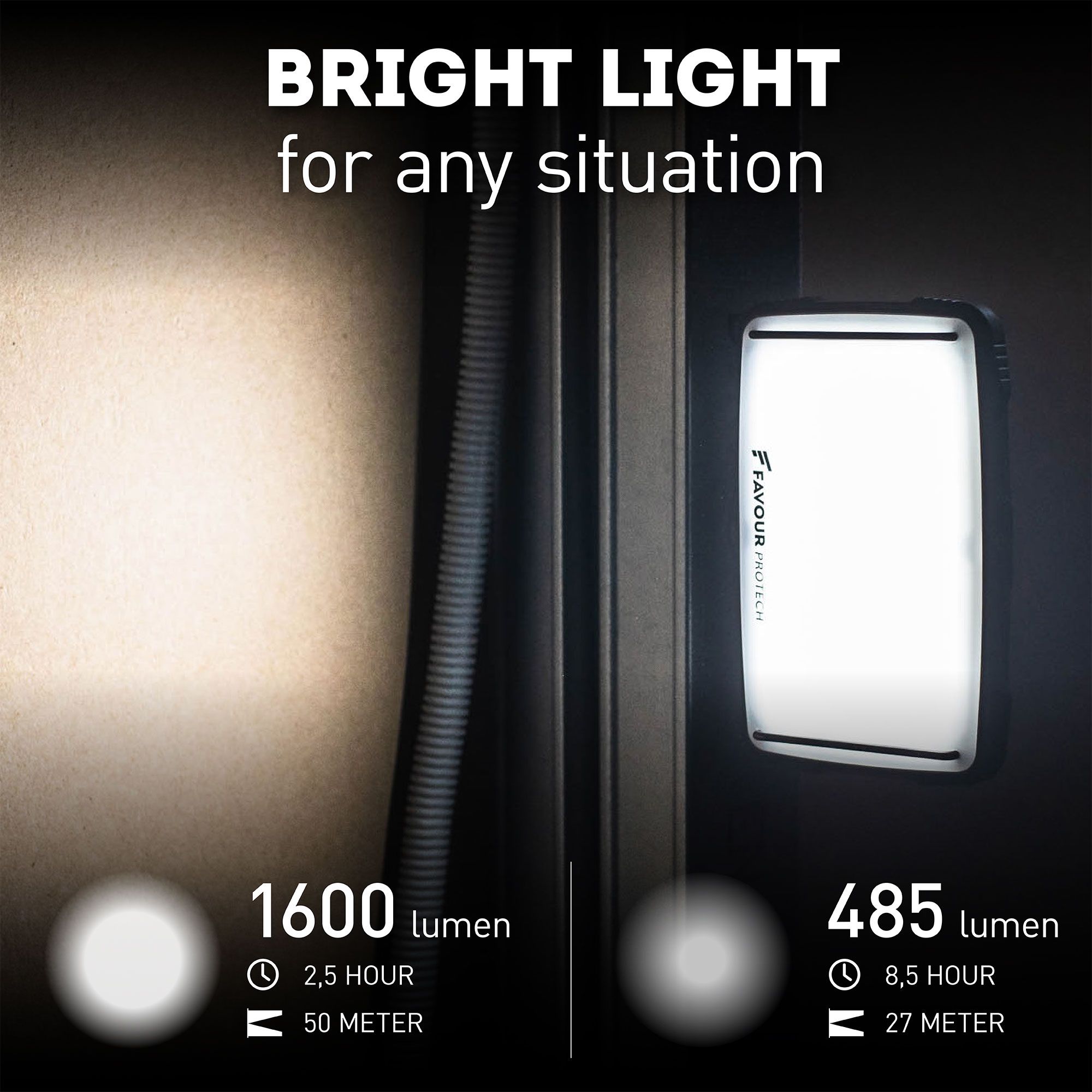 Favour L0927 Magnetische LED-Arbeitsleuchte