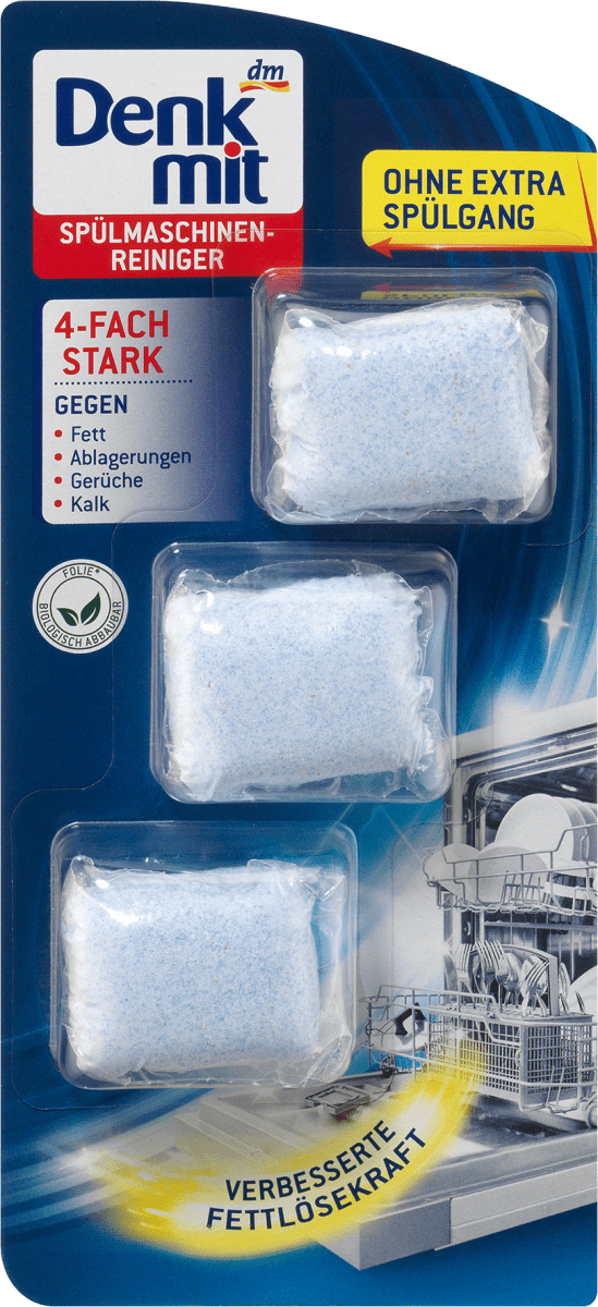 Spülmaschinenreiniger 4-Fach-Stark, 3 St