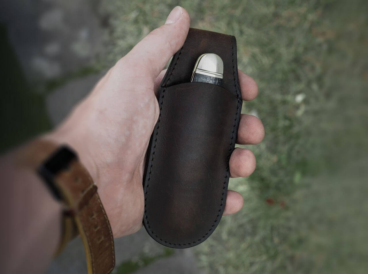 Magnet-Stecketui Braun Klein