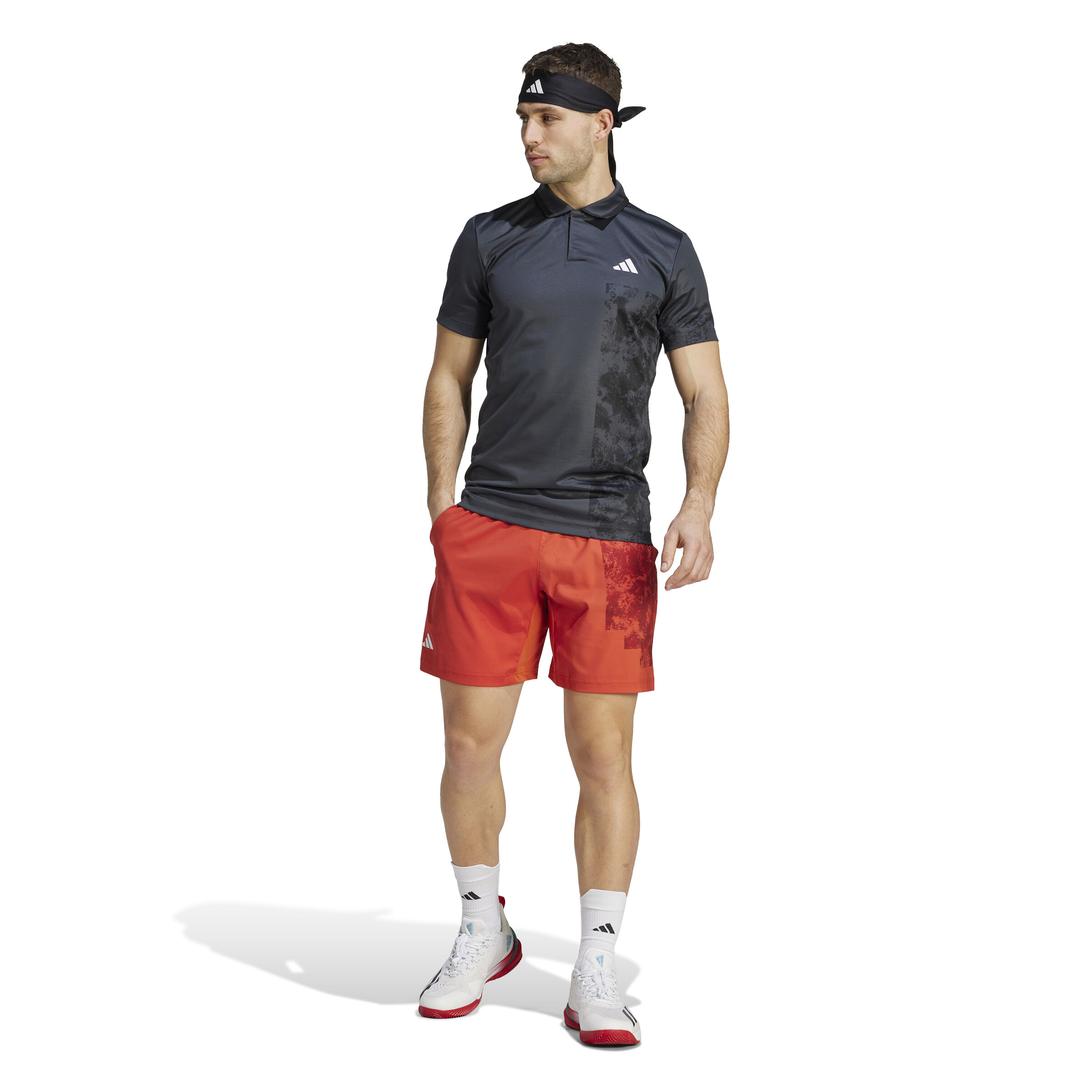 Paris Ergo Shorts Herren - Orange, Rot