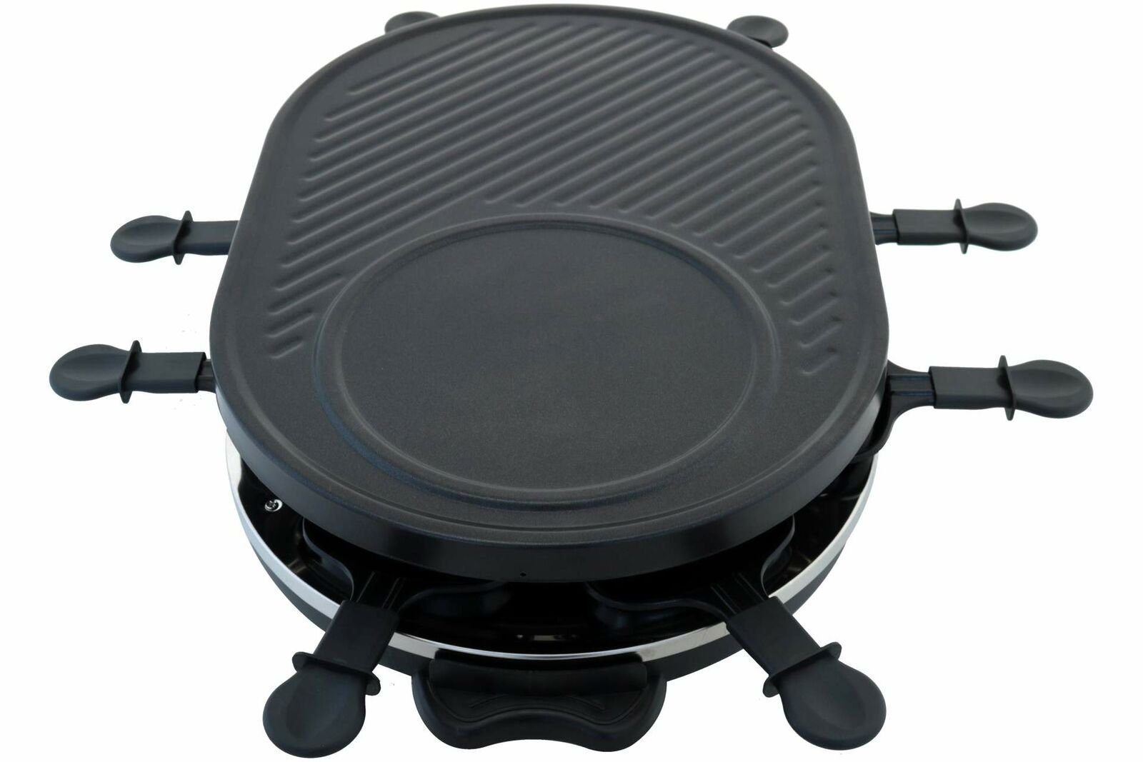 DESKI Raclette Raclette Grill Partygrill für 8 Personen Tischgrill 1200 Watt