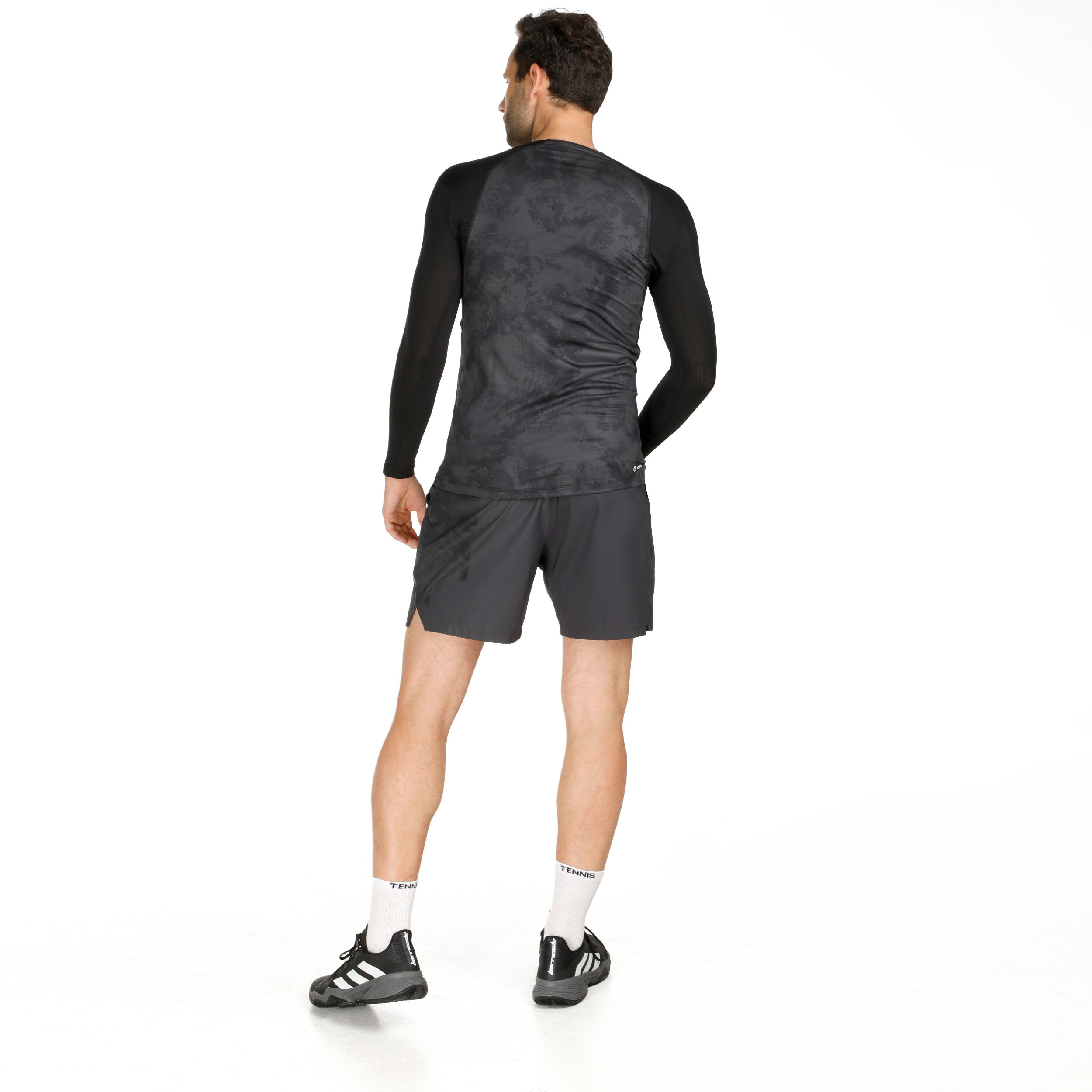 Paris Longsleeve Herren - Dunkelgrau, Schwarz