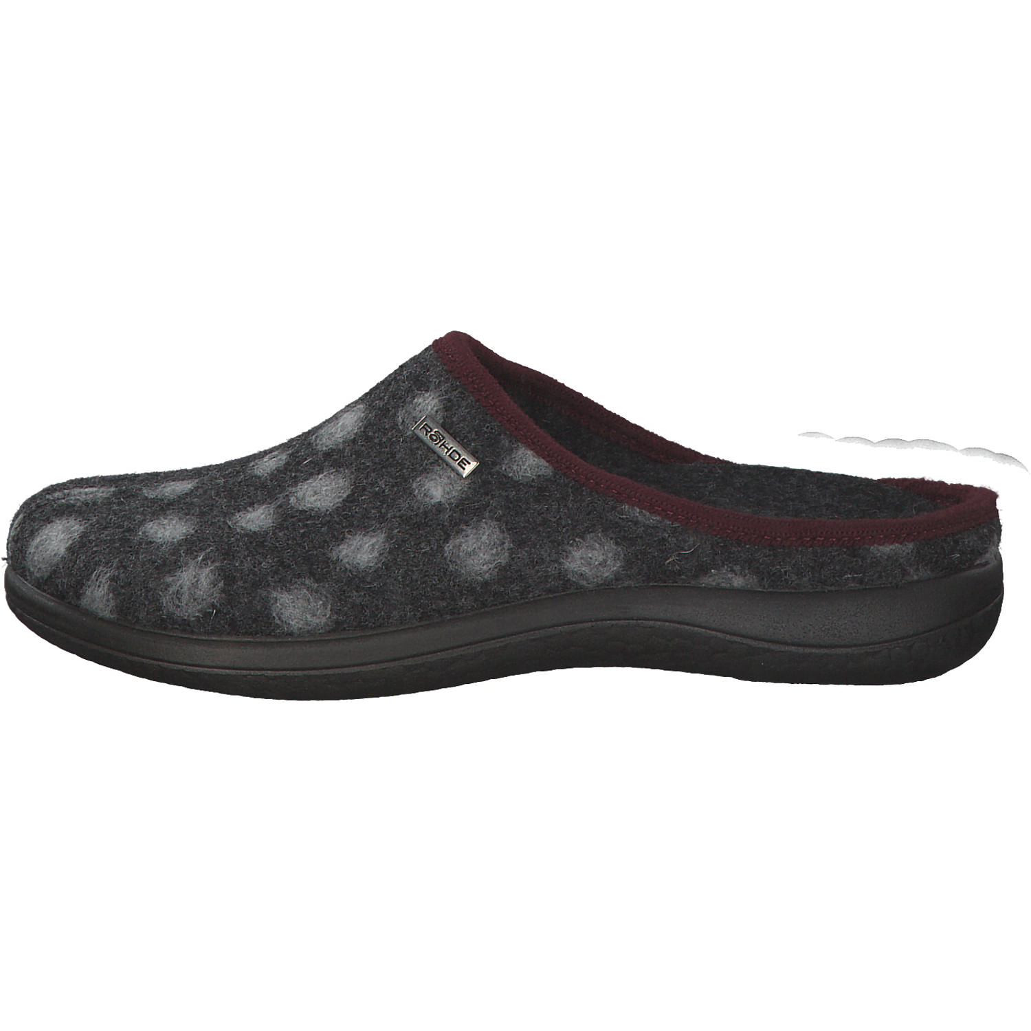Rohde 6551, Pantoffeln, Damen, Anthrazit