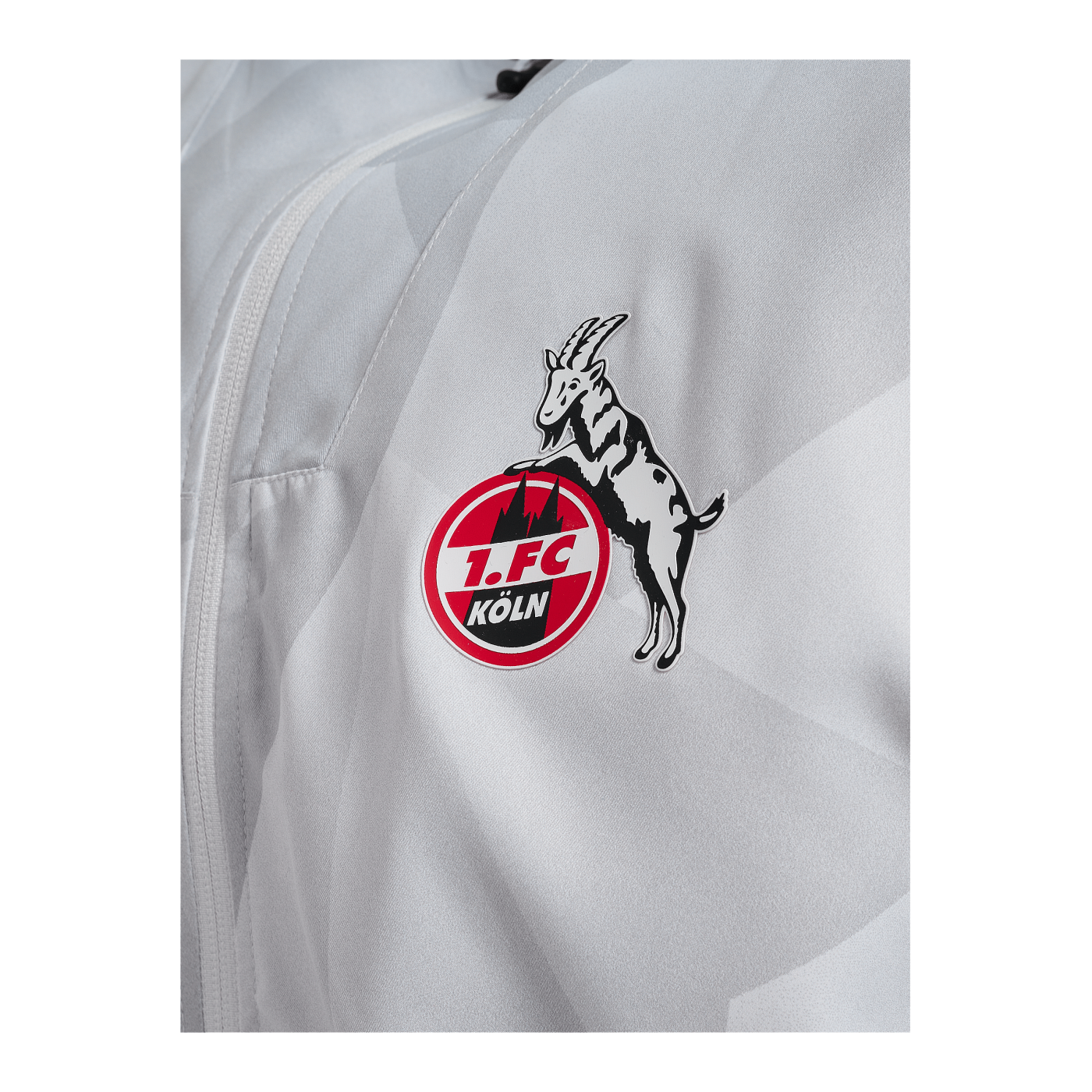 Hummel 1. FC Köln Prematch Jacke 2024/2025 Weiss F9402