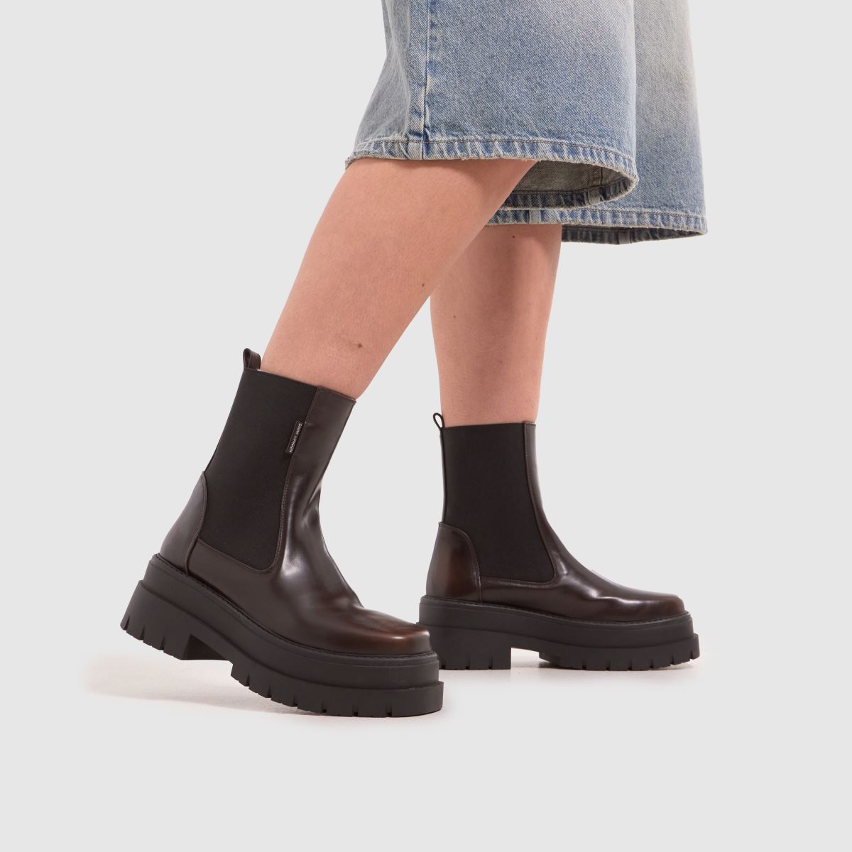 SIMMI – Franks – Bruna, grova chelseaboots