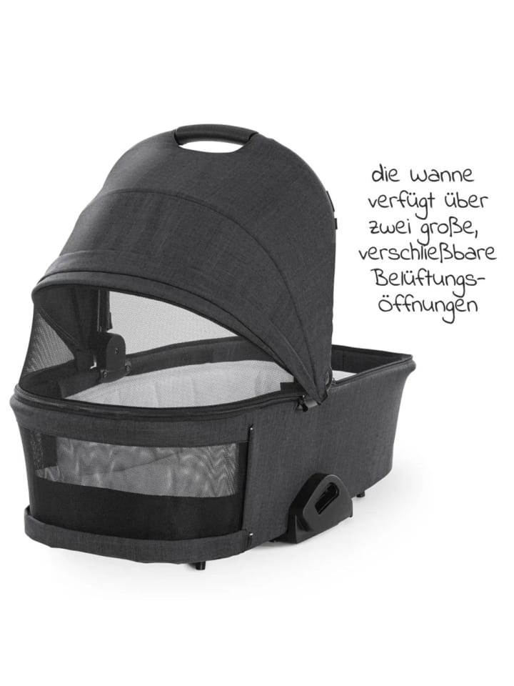 Hauck 4in1 Kinderwagen-Set Vision X Trio Set - inkl. i-Size in schwarz,grau günstig kaufen onesize