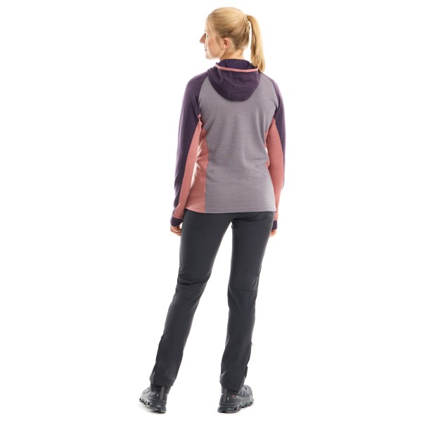Stoic - Women's Merino260 StadjanSt. 3/4 Zip w. Hood - Merinohoodie