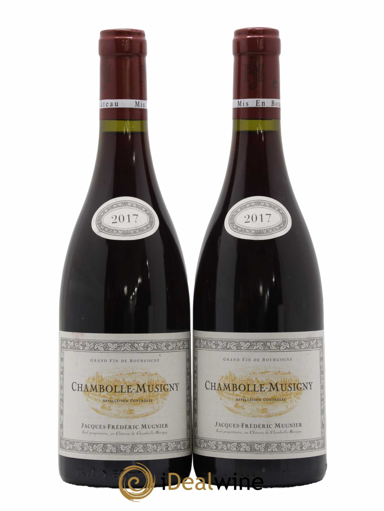 Chambolle-Musigny Jacques-Frédéric Mugnier  2017 - Lot de 2 Bouteilles