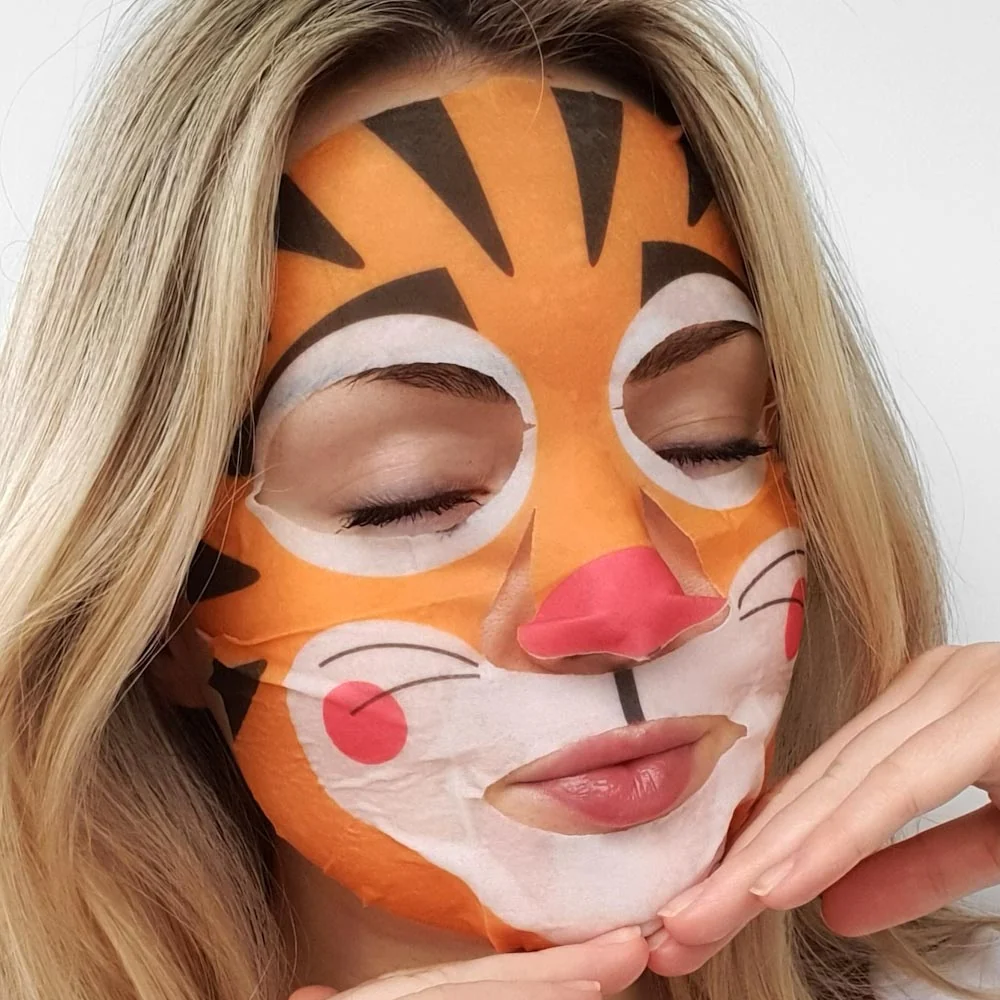Životinjska maska – TIGER - Hidratantna maska za lice