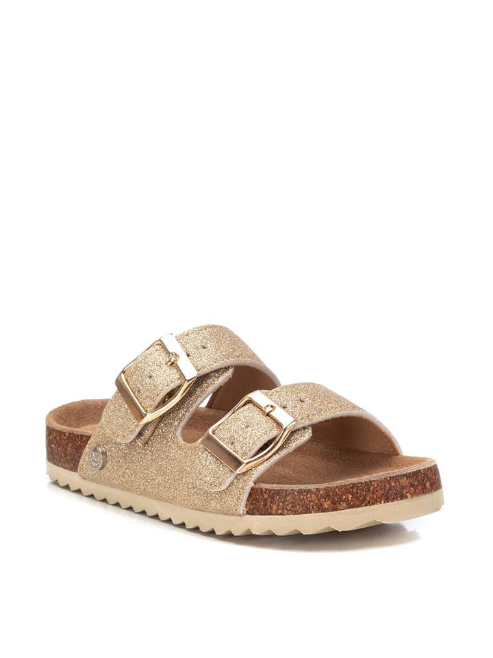 XTI Kids Pantoletten in Gold günstig kaufen