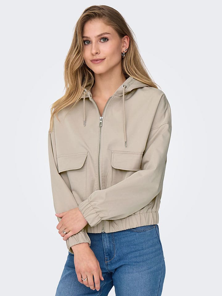 ONLY Übergangsjacke in Beige günstig kaufen