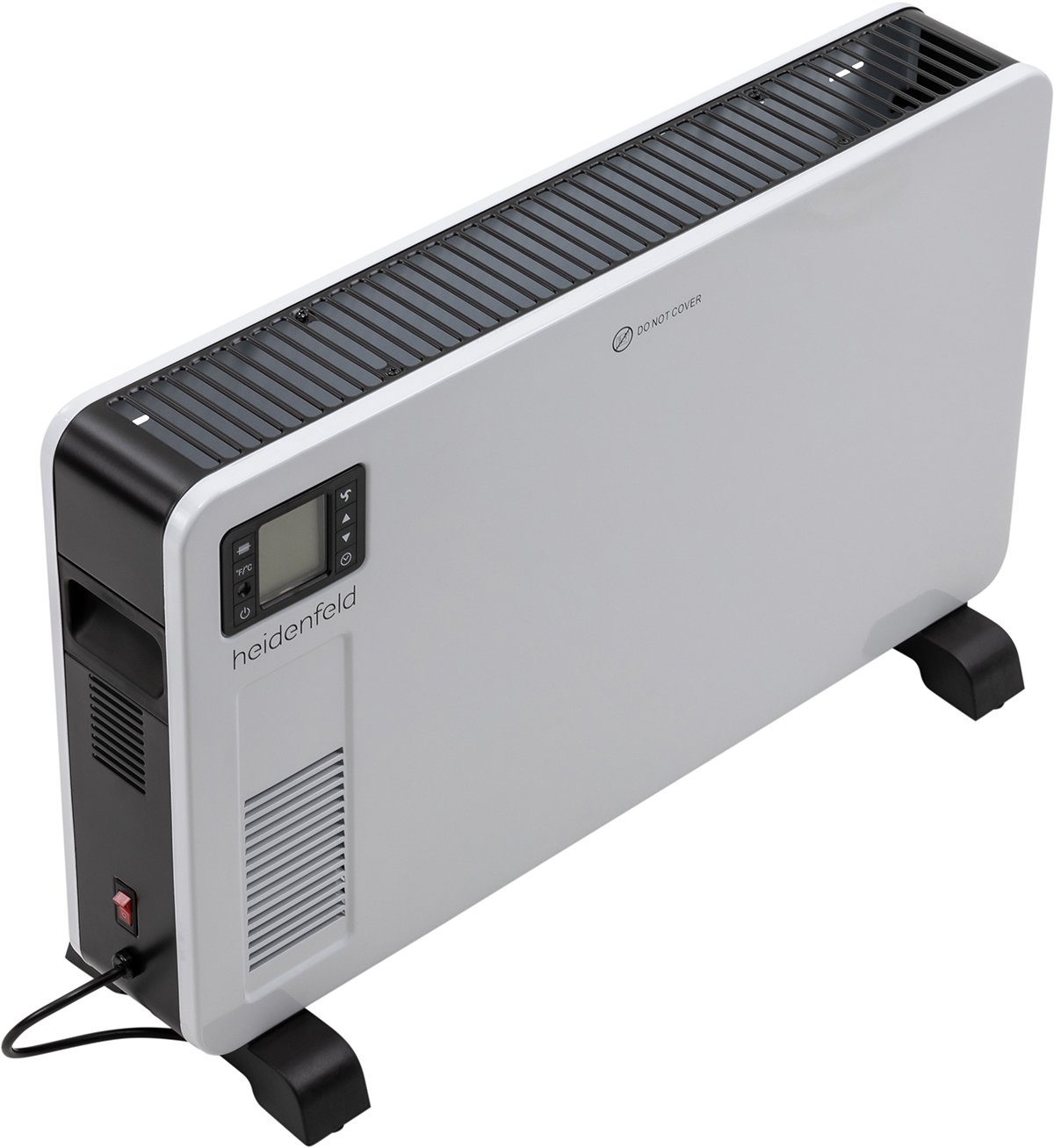 Heidenfeld Konvektor Elektro Heizung Konvektorheizung EK100 Heizgerät inkl. 3 Jahre Garatie, 2300 W, 3-Heizstufen - Fernbedienung - Timer - Heizlüfter - Heizkörper