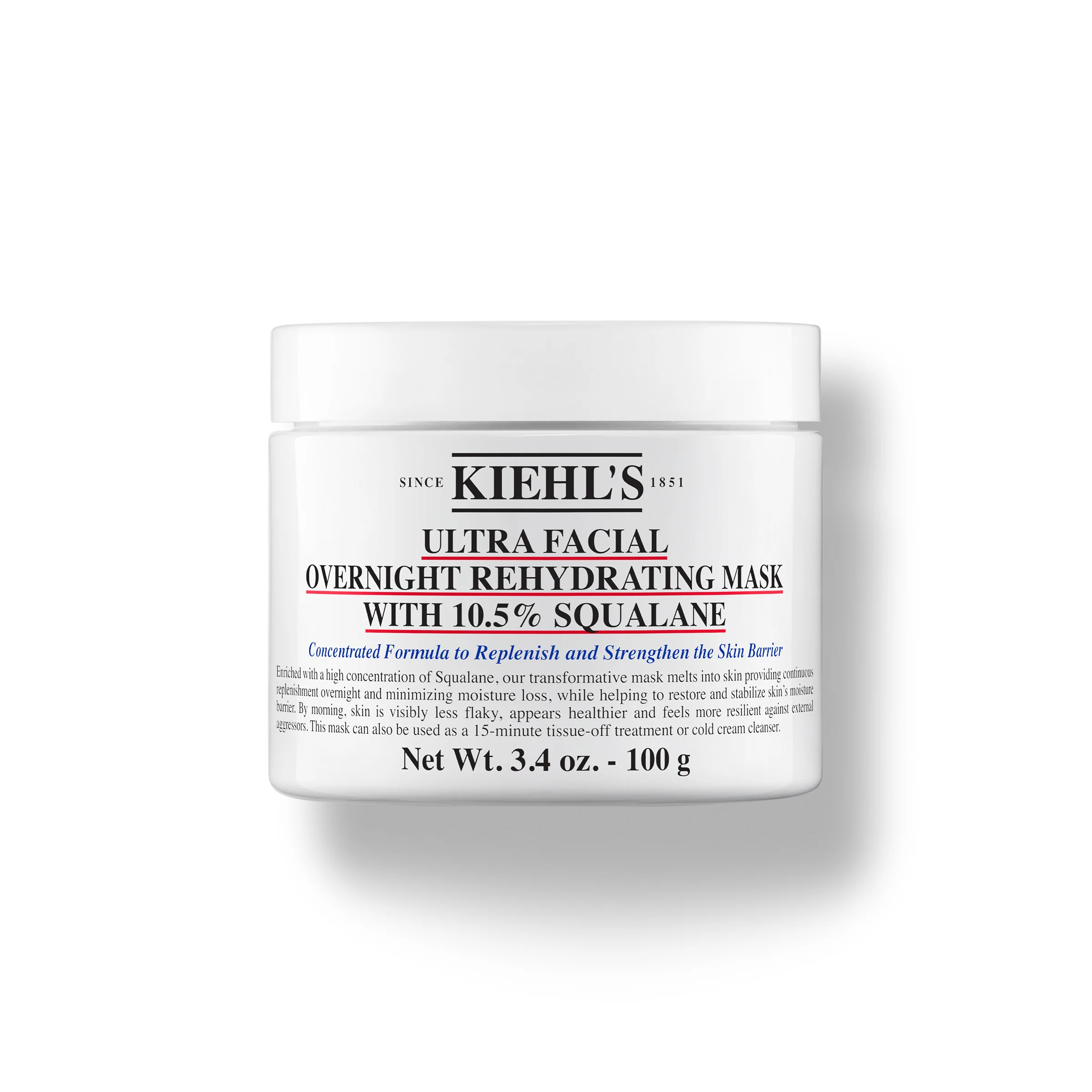 Ultra Facial Overnight Rehydrating Mask 10,5 % skvalaania - Kosteuttava kasvonaamio, kosteuttava yöhoito