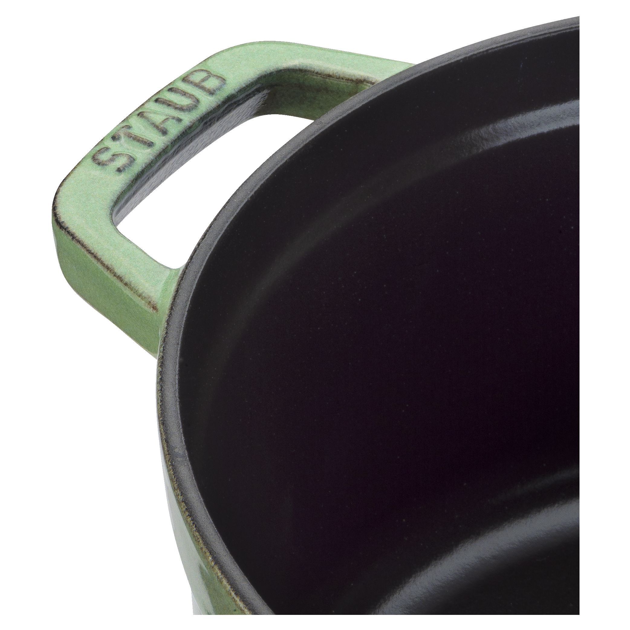 Cocotte 20 cm, rund, Salbeigrün, Gusseisen