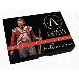 Artist Scale Color Set: Thin Red Line (6x 20ml)