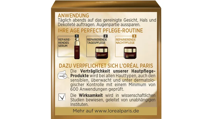 L'Oréal Paris Age Perfect extrareichhaltige Manuka Nachtpflege 50 ml