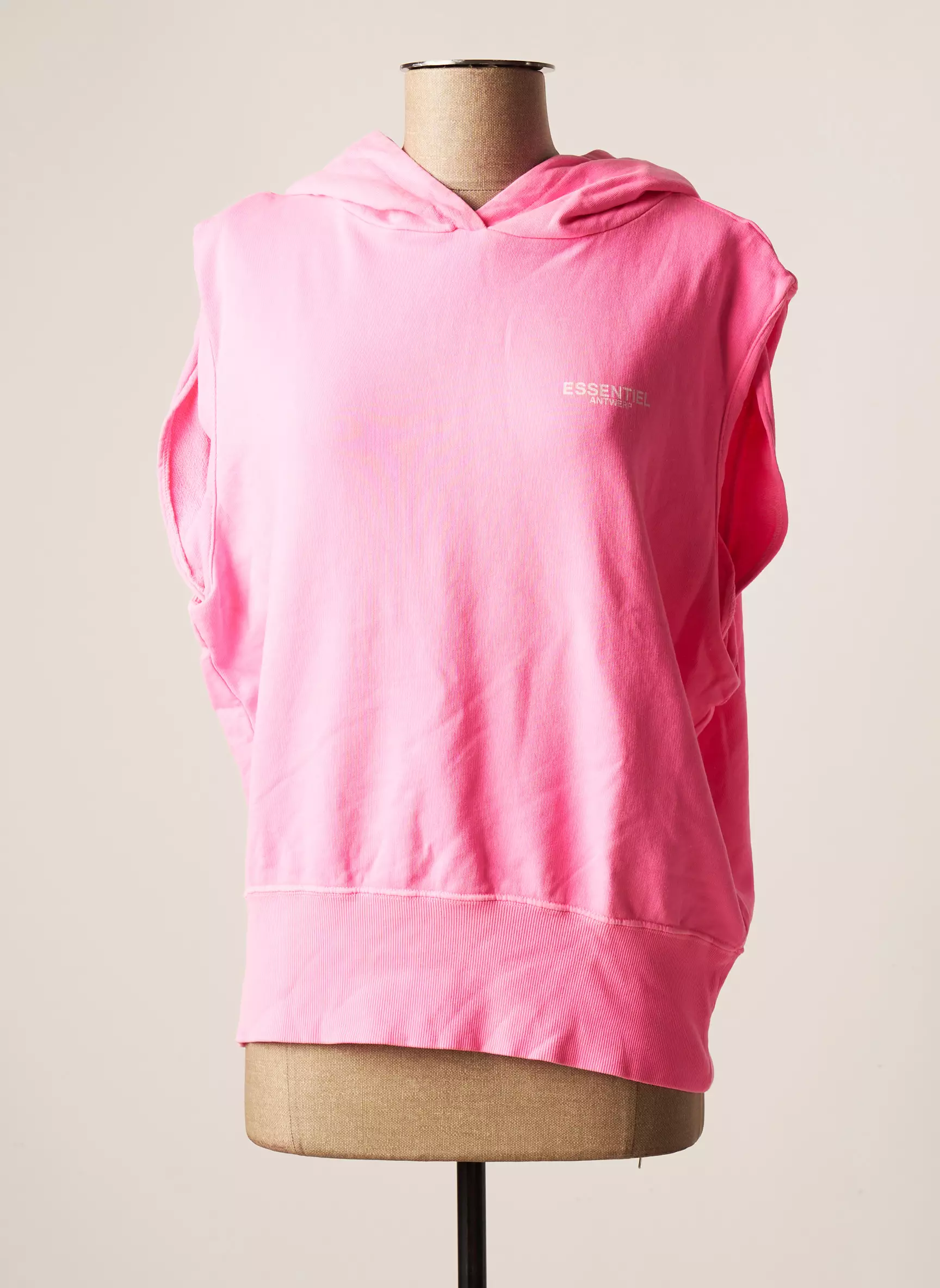 Essentiel Antwerp Sweat Capuche Femme couleur rose