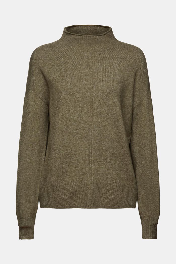 Pullover mit Stehkragen