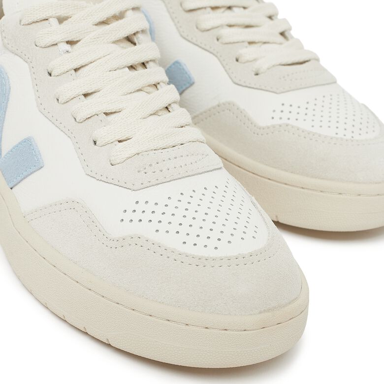 Veja WMNS V-90 Leather extra-white/steel