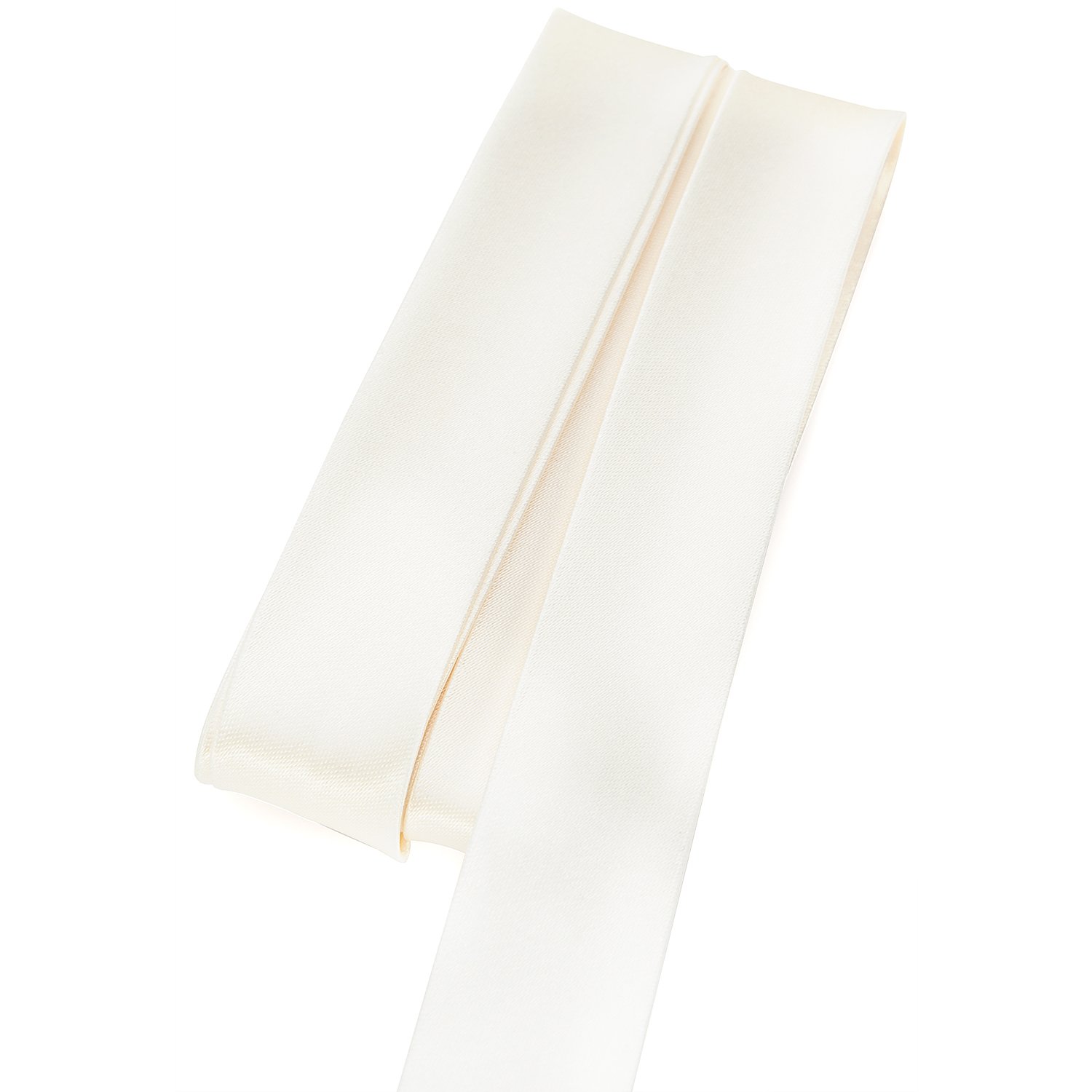 buttinette Satin-Schrägband, ecru, Breite: 2 cm, Länge: 5 m
